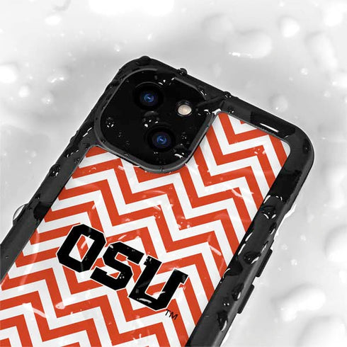 Oregon State University Chevron iPhone 15 Plus Waterproof Case